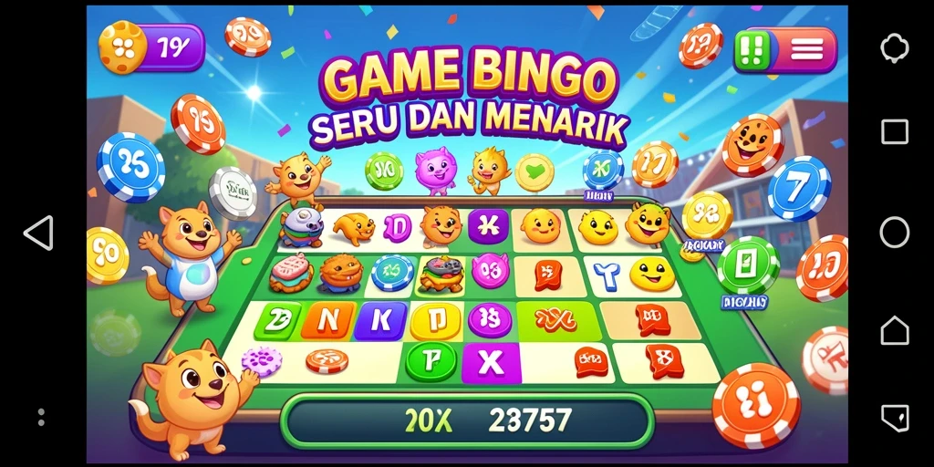 Tampilan menarik dari gameplay Bingo di 2757.