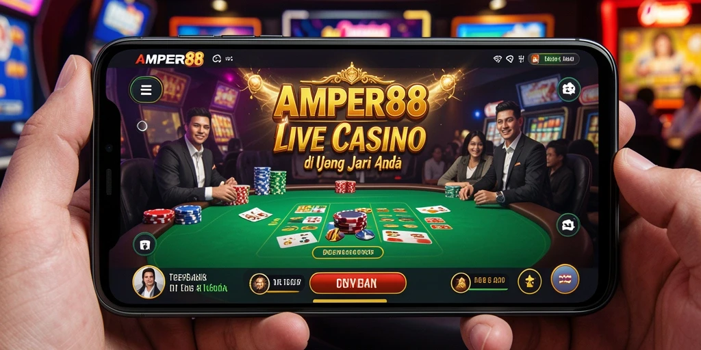 Tampilan gameplay menarik di AMPER88 dengan dealer langsung.