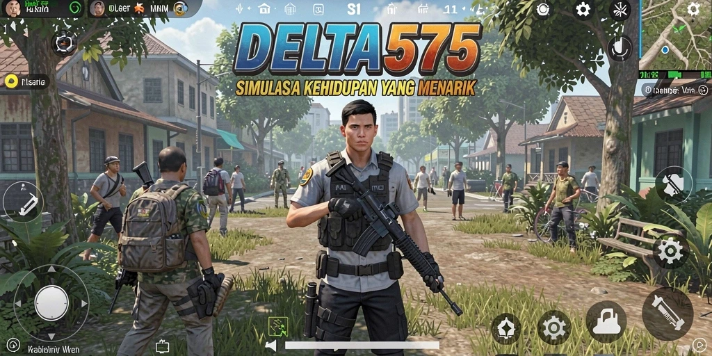 Gameplay immersive DELTA575 dengan interaksi mendalam dan grafis yang menarik.