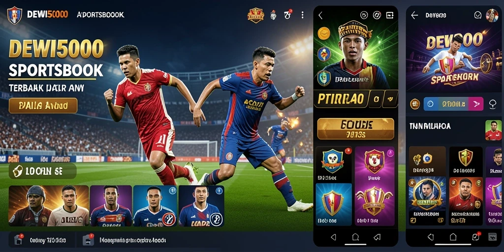 Screenshot DEWI5000 menampilkan interaksi taruhan yang menarik.