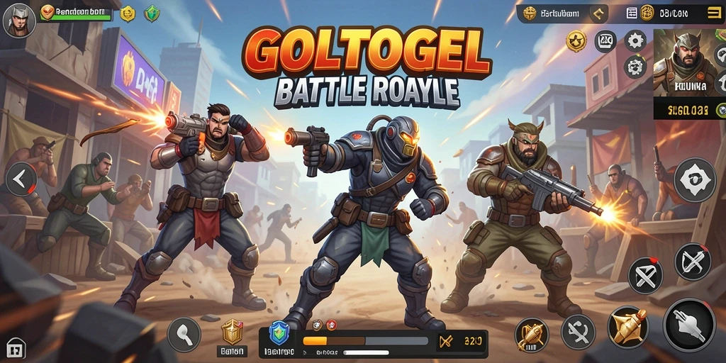 Tampilan gameplay seru GOLTOGEL yang menegangkan dan penuh aksi.