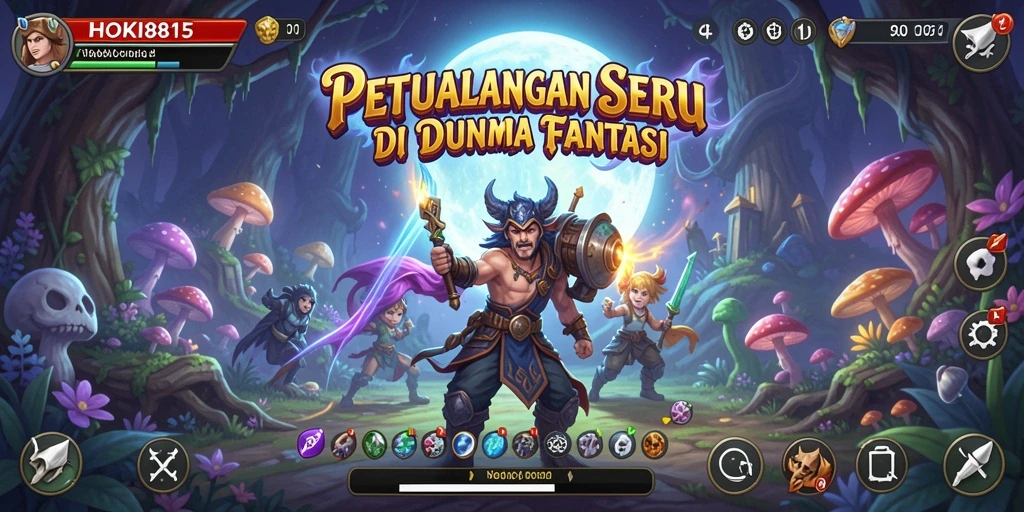 Tampilan gameplay HOKI8815 yang menegangkan dan penuh aksi.