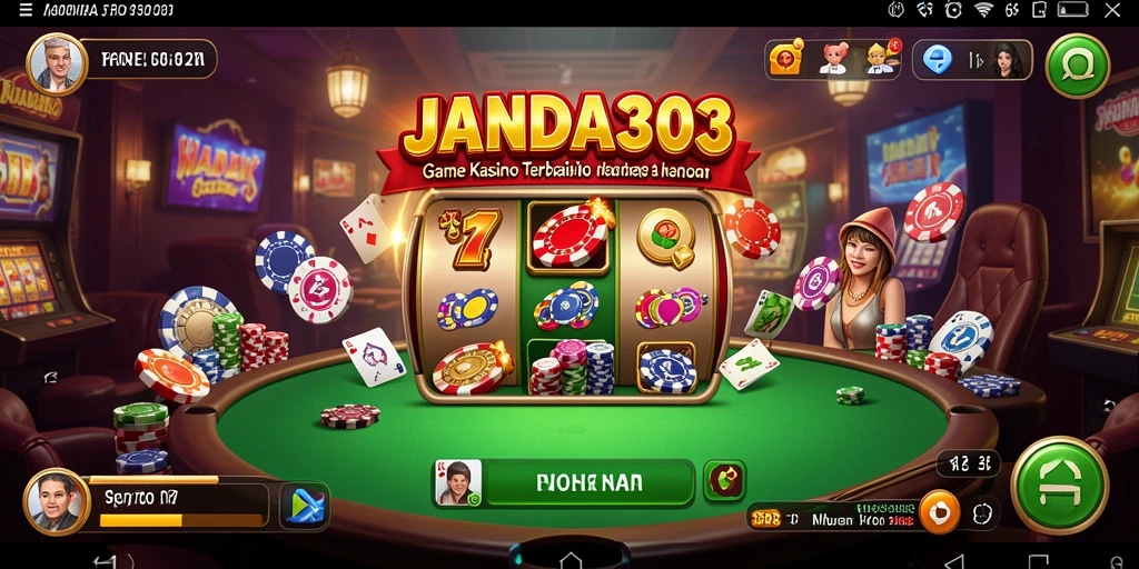 Tampilan menarik gameplay JANDA303 dengan fitur kasino menarik.