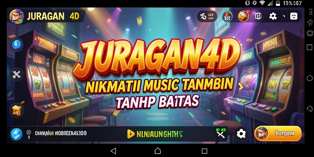 Screenshot JURAGAN4D yang menunjukkan pengalaman bermain musik yang menarik.