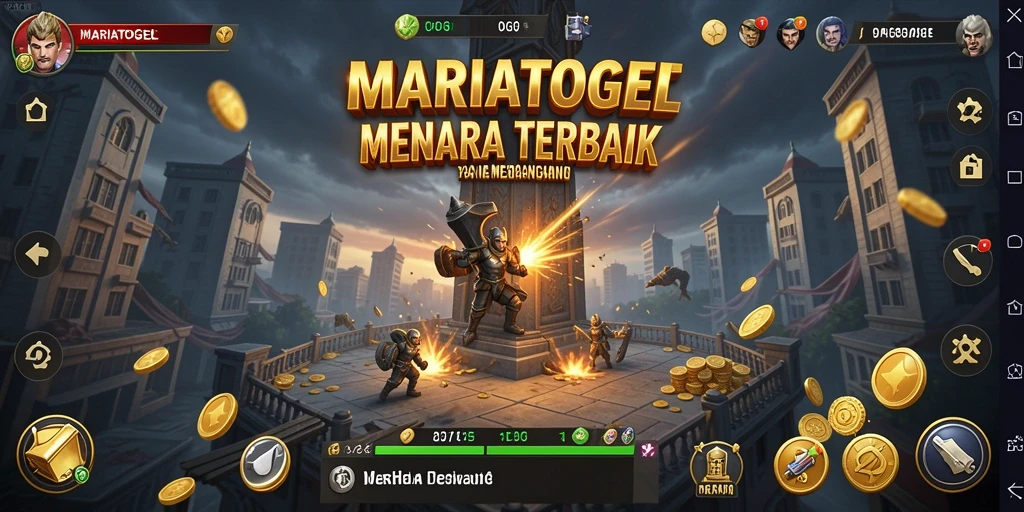 Tampilan menarik dari gameplay MARIATOGEL dengan strategi Tower Defense.