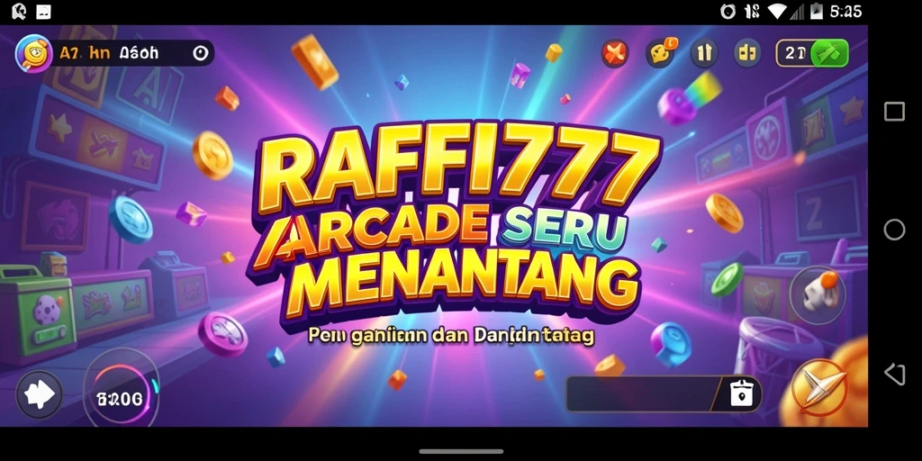 Tampilan gameplay menegangkan dalam RAFFI777 di level yang menantang.