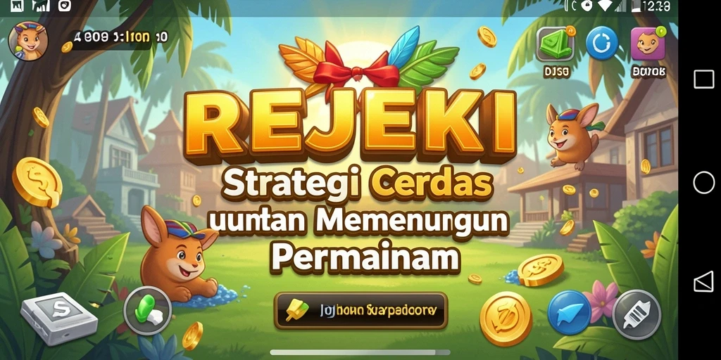 Gameplay REJEKI dengan tantangan strategi yang menarik.