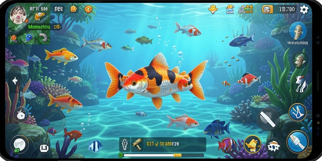 Gameplay menarik dari RR789 yang menampilkan aksi memancing seru.
