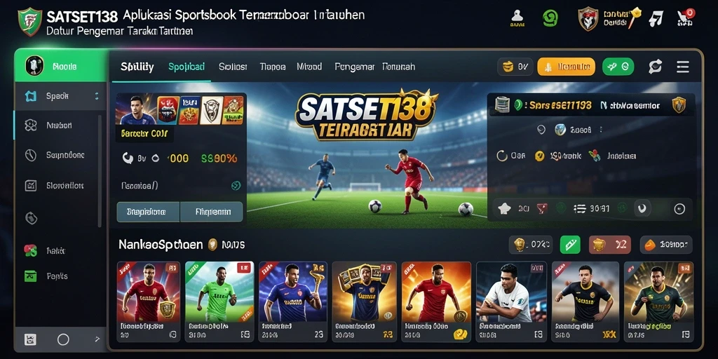 Tampilan gameplay yang menarik saat bertaruh di Sportsbook.