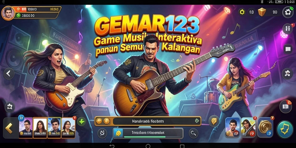 Tampilan menarik dari gameplay SEMAR123 yang penuh musik interaktif.