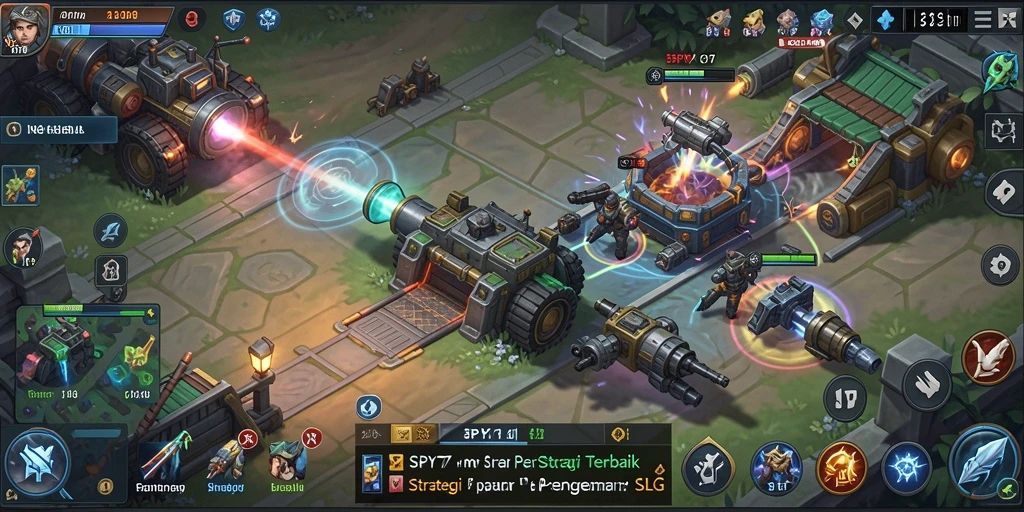 Tampilan gameplay SLG yang menarik dan strategi mendebarkan.