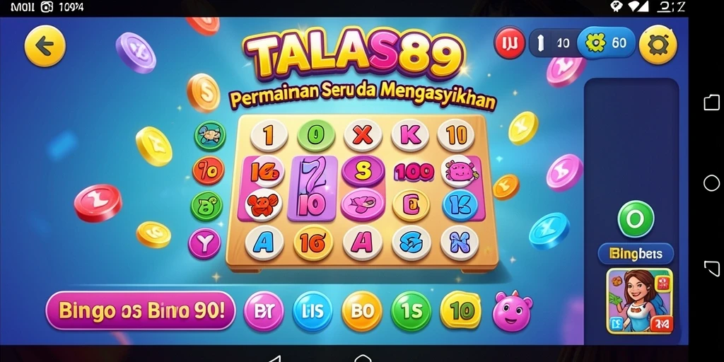 Tangkapan layar gameplay Bingo yang menarik dan seru di TALAS89.