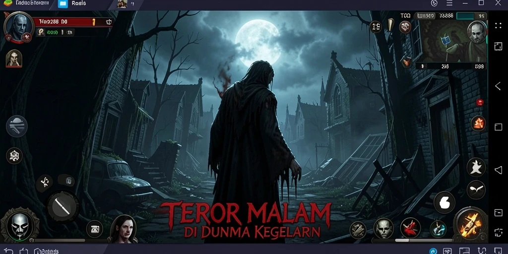 Gameplay TO288 menampilkan suasana mencekam dan makhluk menyeramkan.