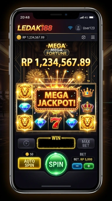 Tampilan antarmuka pengguna ledak188 yang sederhana dan efektif.